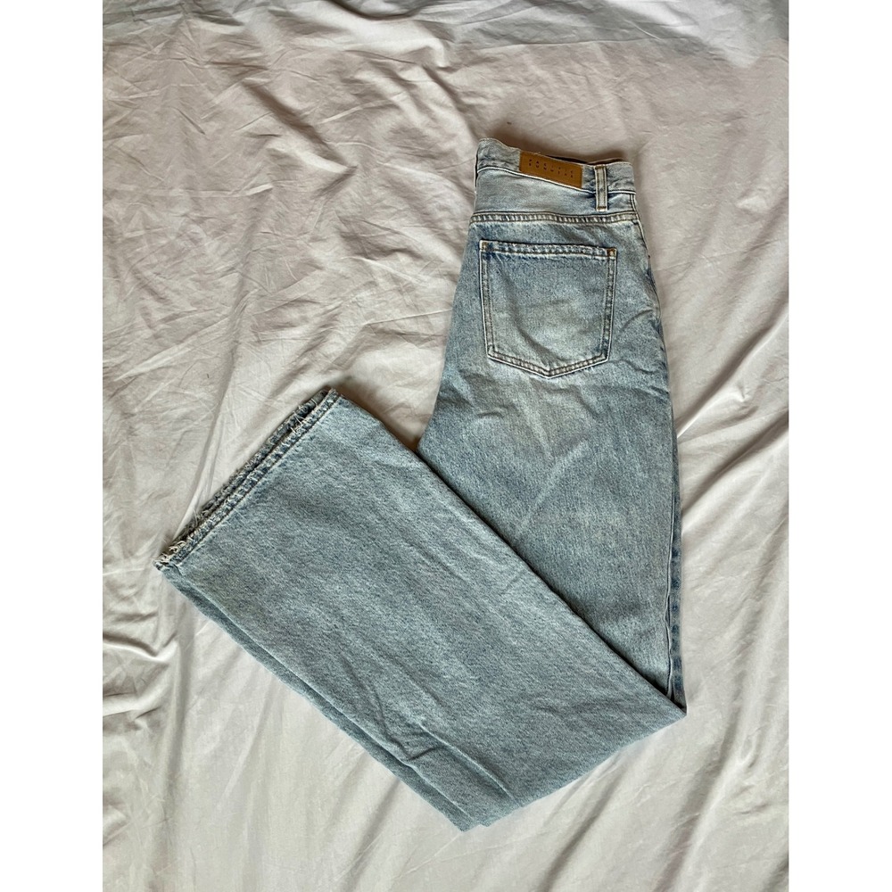 PacSun High Rise Bootcut Jeans Women's Size 29 Light Wash Denim Y2K